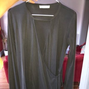 Plunge Black Small Honey Belle UO Going Out Top